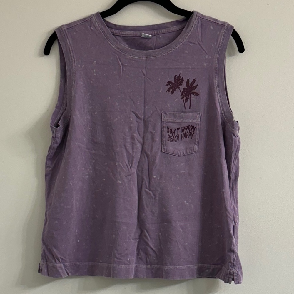 Old Navy Purple Sleeveless Tank Top